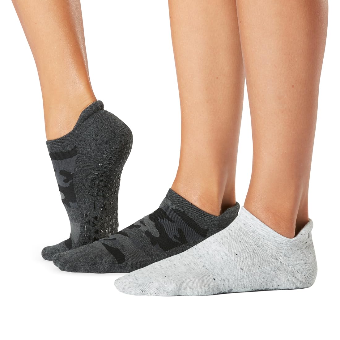 TAVI Savvy Pilates Socks with Grips for Women, Multi-pack