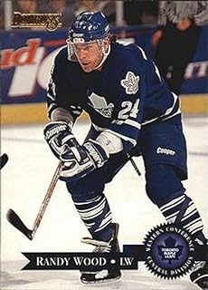 1995-96 Donruss #154 Randy Wood Toronto Maple Leafs Official NHL Hockey Card in Raw (NM or Better) Condition