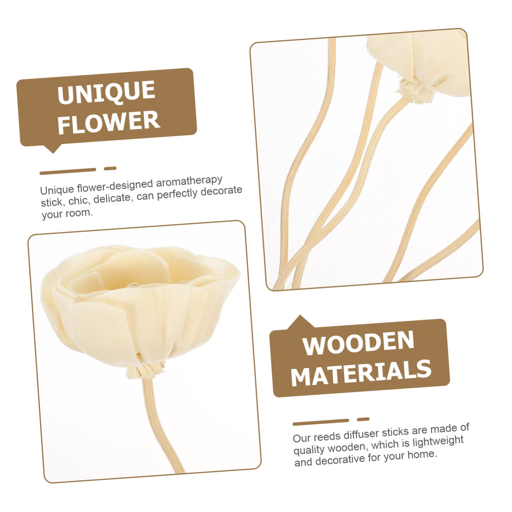 40stücke Diffuser Stäbchen Aus Kunstblumen Für Ätherische Öle Dekorative Diffuser Sticks Für Zuhause Und Büro Für Aromatherapie Und Raumduft