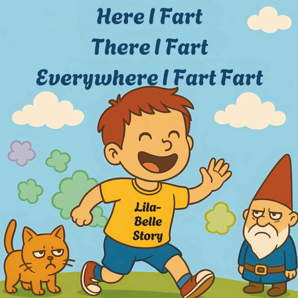 Here I Fart There I Fart Everywhere I Fart Fart: A Funny Read Aloud Book for Kids and Parents, A Rhyming Story for Families