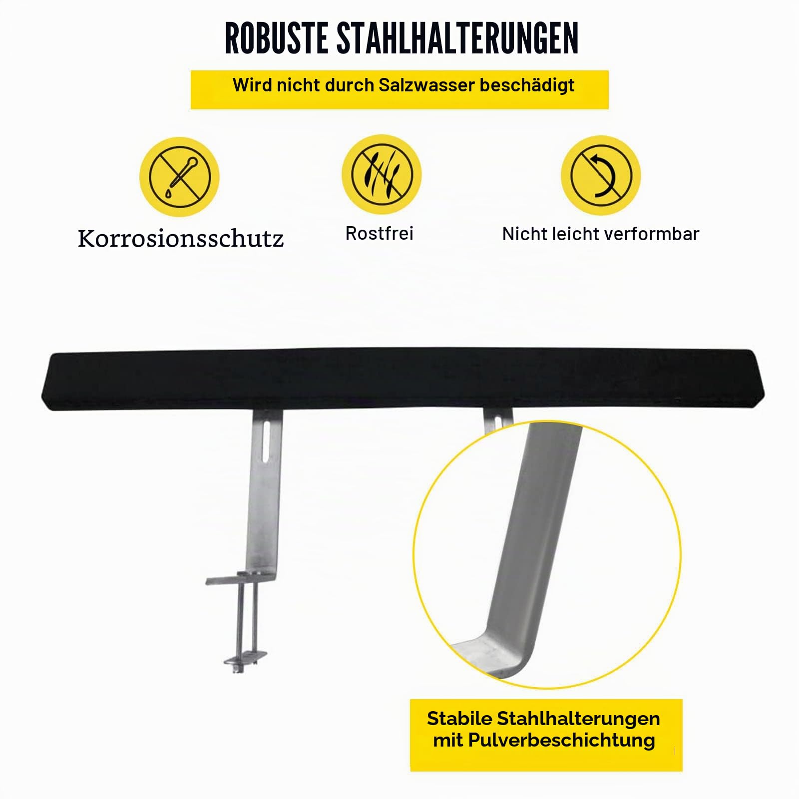 VEVOR Bootsanhängerführung, 50,8 - 152,4 cm, verstellbare Anhängerführungsstangen, 2 x Anhängerführungen (L / T-förmig/C-förmig/α-förmig)