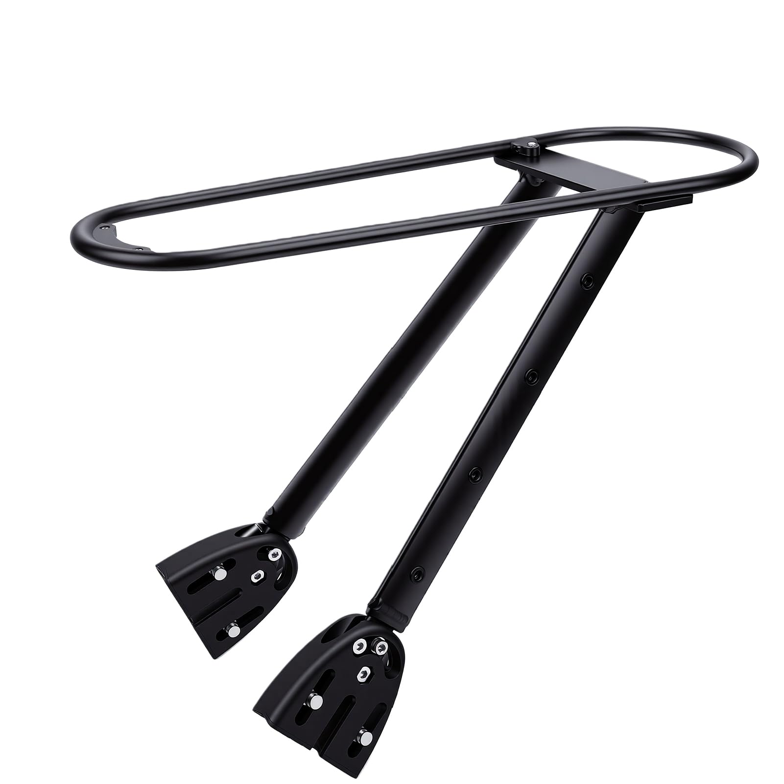 Dilwe Carbon Fiber Aluminium Fahrrad Gepäckträger Heck, Schnellspann Universal Korb für Mountainbike Rennrad, mit 30kg Tragfähigkeit und Flaschenhalter Aufnahme