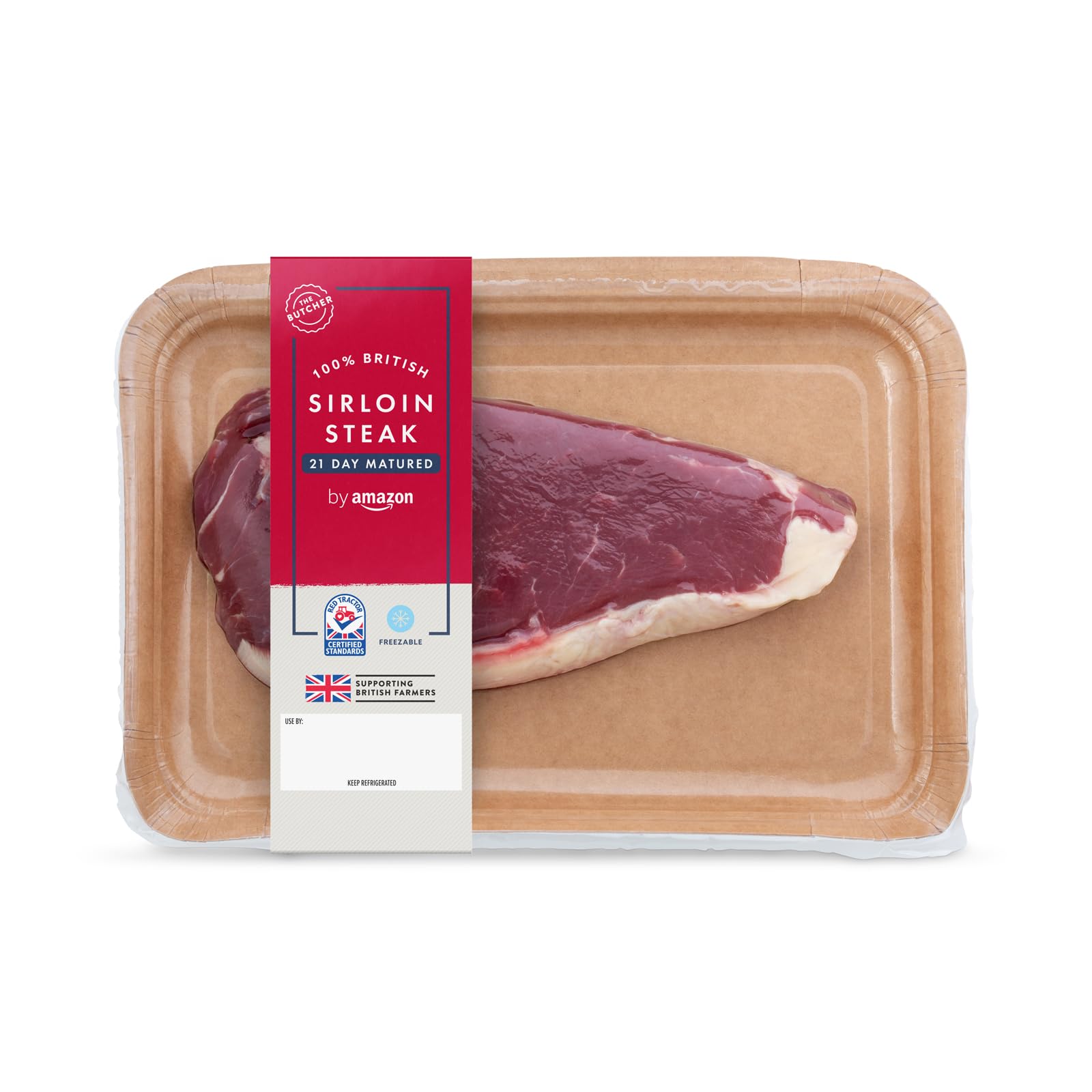 by Amazon British Sirloin Steak (21 Day Matured), 225g