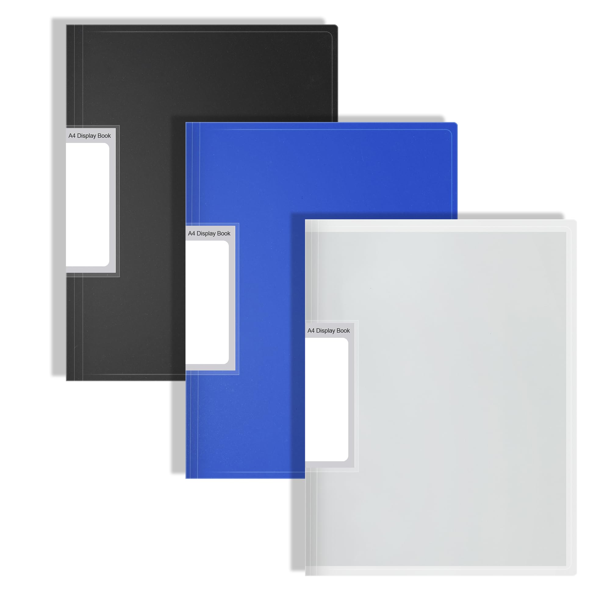 60-Pocket A4 Binder with Plastic Sleeves, Heavy Duty Art Portfolio Folder with Clear Sheet Protectors