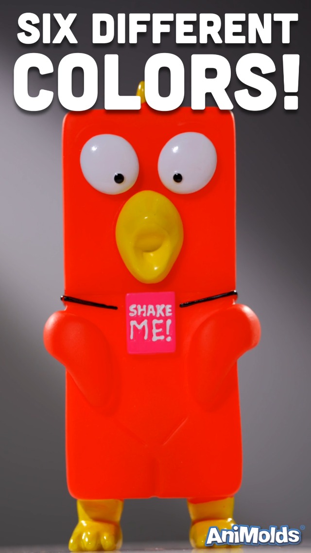 Animolds Shake Me Chicken Comes in 6 Colors, Shake to Hear Sound