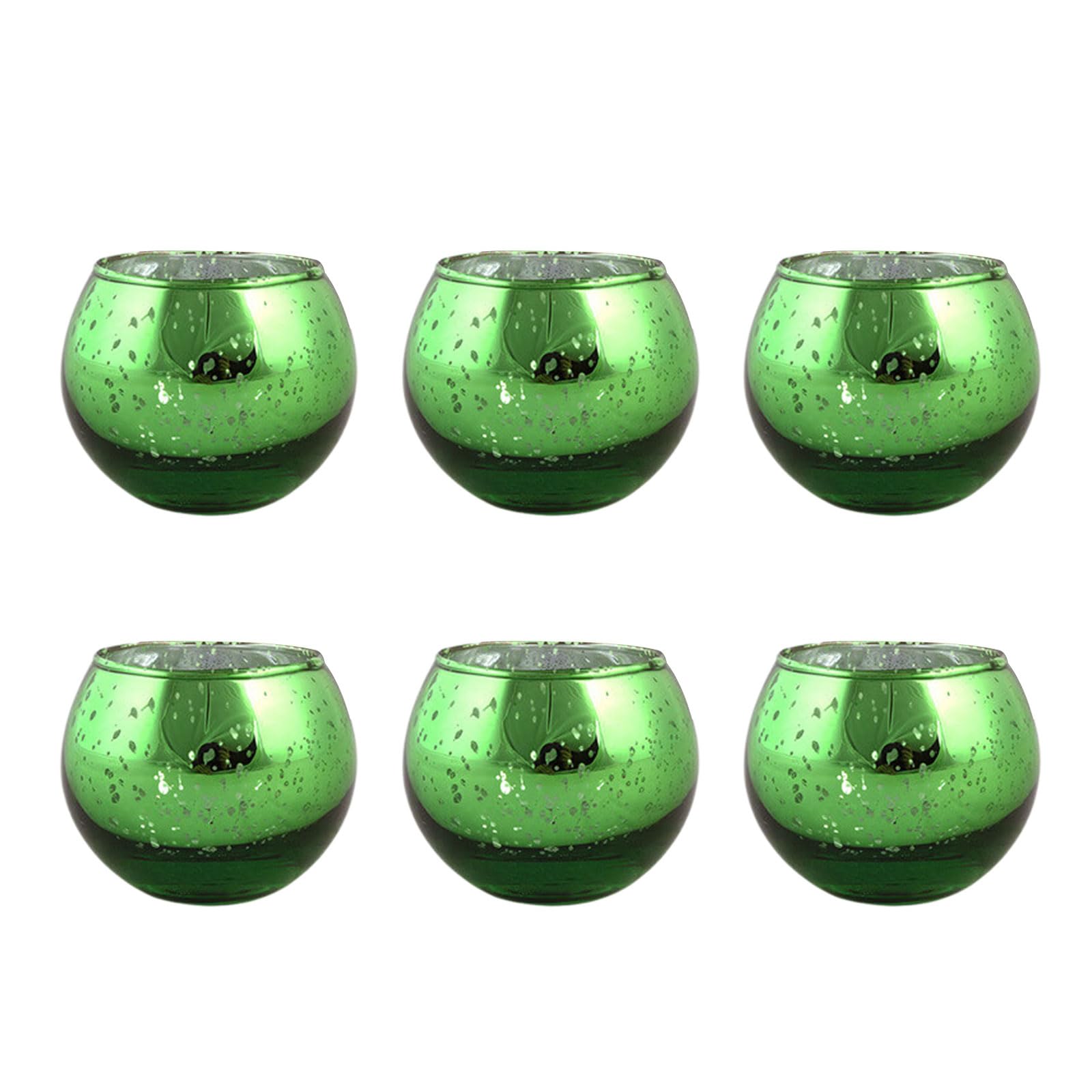 HZBB Glass Holders Glass Tealight Votive Holders, Fall Thanksgiving Diwali Decors Autumn Table Centerpieces Votive Decorative