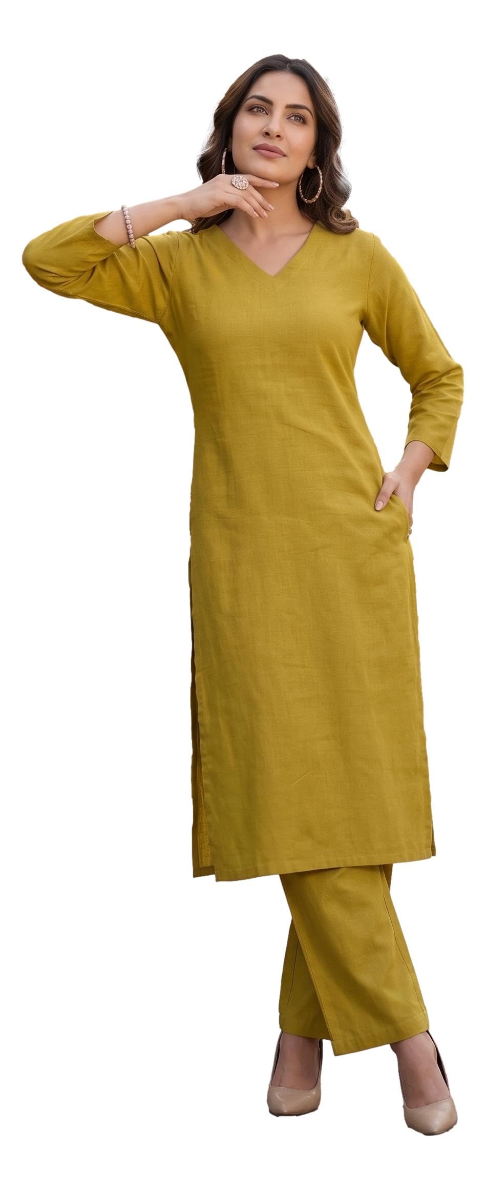 Cotton CoordSet | Bright Trendy Colors |Elasticated Palazzo | Pocket|RAINB-picture-11