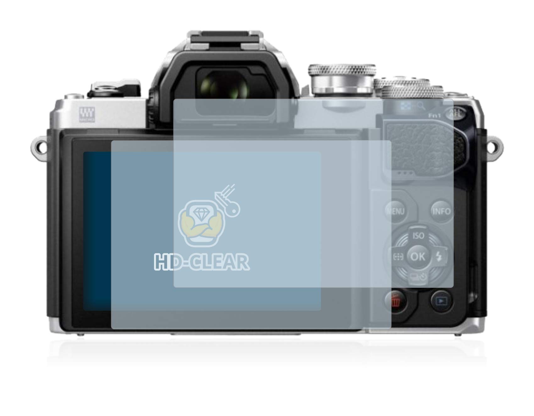 BROTECT Protector De Pantalla Para Olympus OM-1 2022 – Pack De 2 Unidades Anti-Huellas, Alta Transparencia Y Fabricado En Alemania