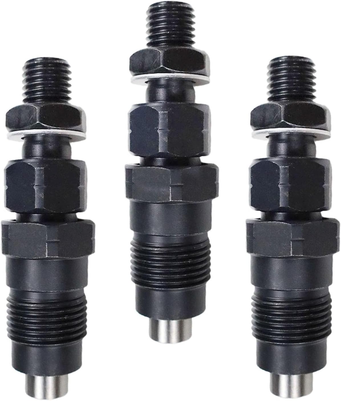 3pcs Fuel Injectors 131406360 131406490 Fit for New Hol-land Tractors 1320 1520 1530 1620 Engine Aftermarket Parts, Replace OE 252-1446, 2521446, 154-3018 105148-1170, 15221-53020