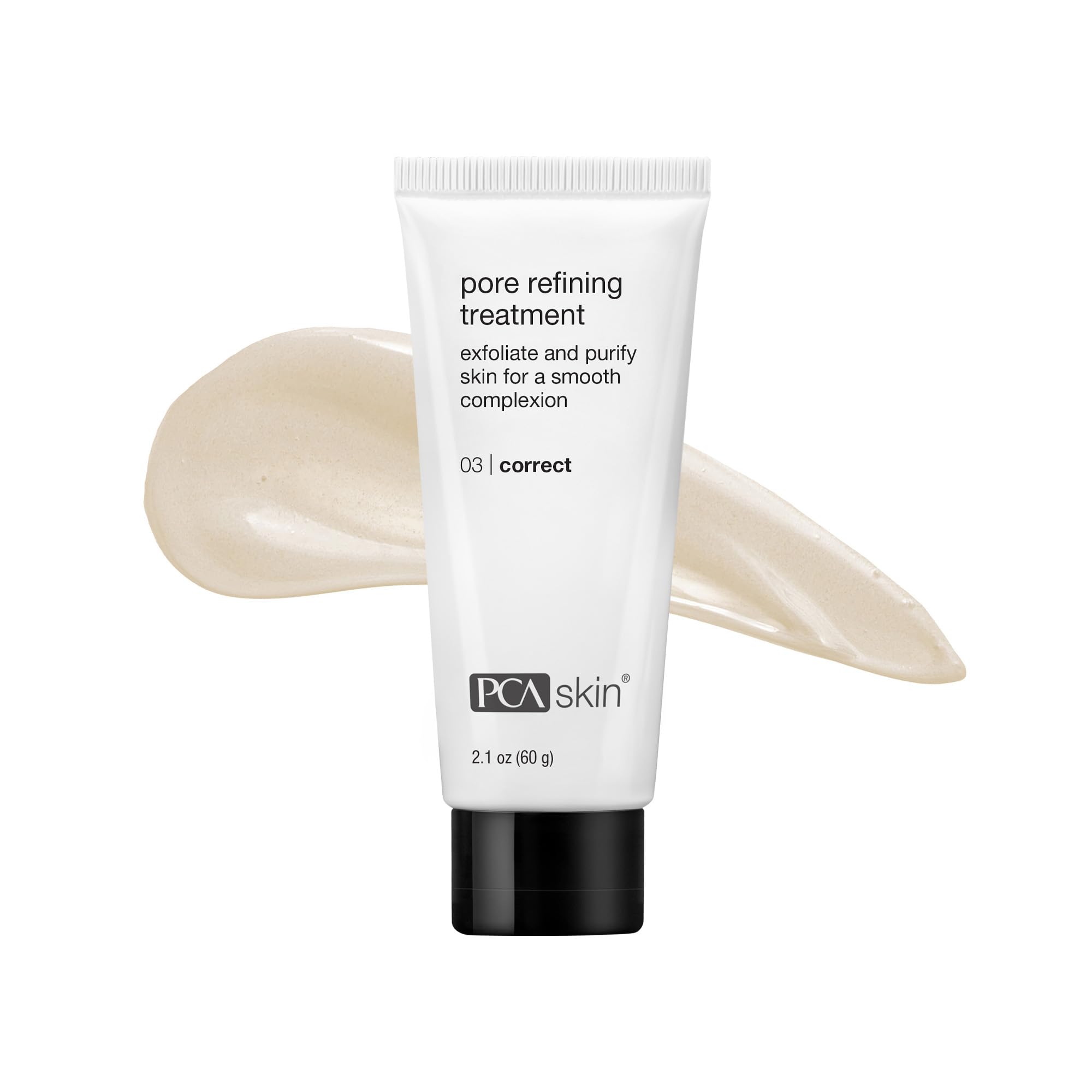 Pore Refining Treatment - Exfoliates & Purifies Skin with Clay, Mandelic Acid, Enzymes, Rice Powder & Pumice (2.1 oz)