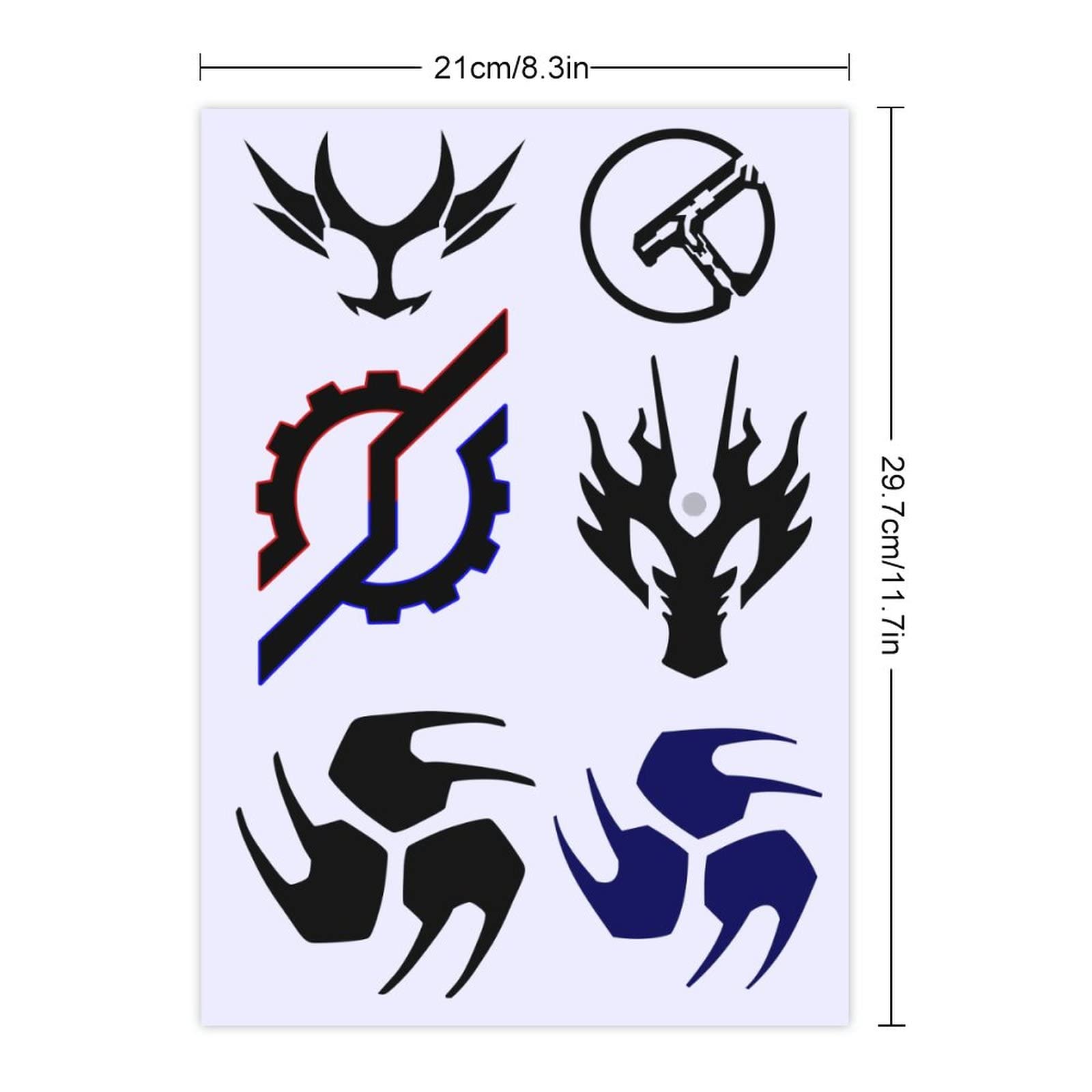 Amazon.co.jp: 防水ステッカーセット 仮面ライダー響鬼 仮面