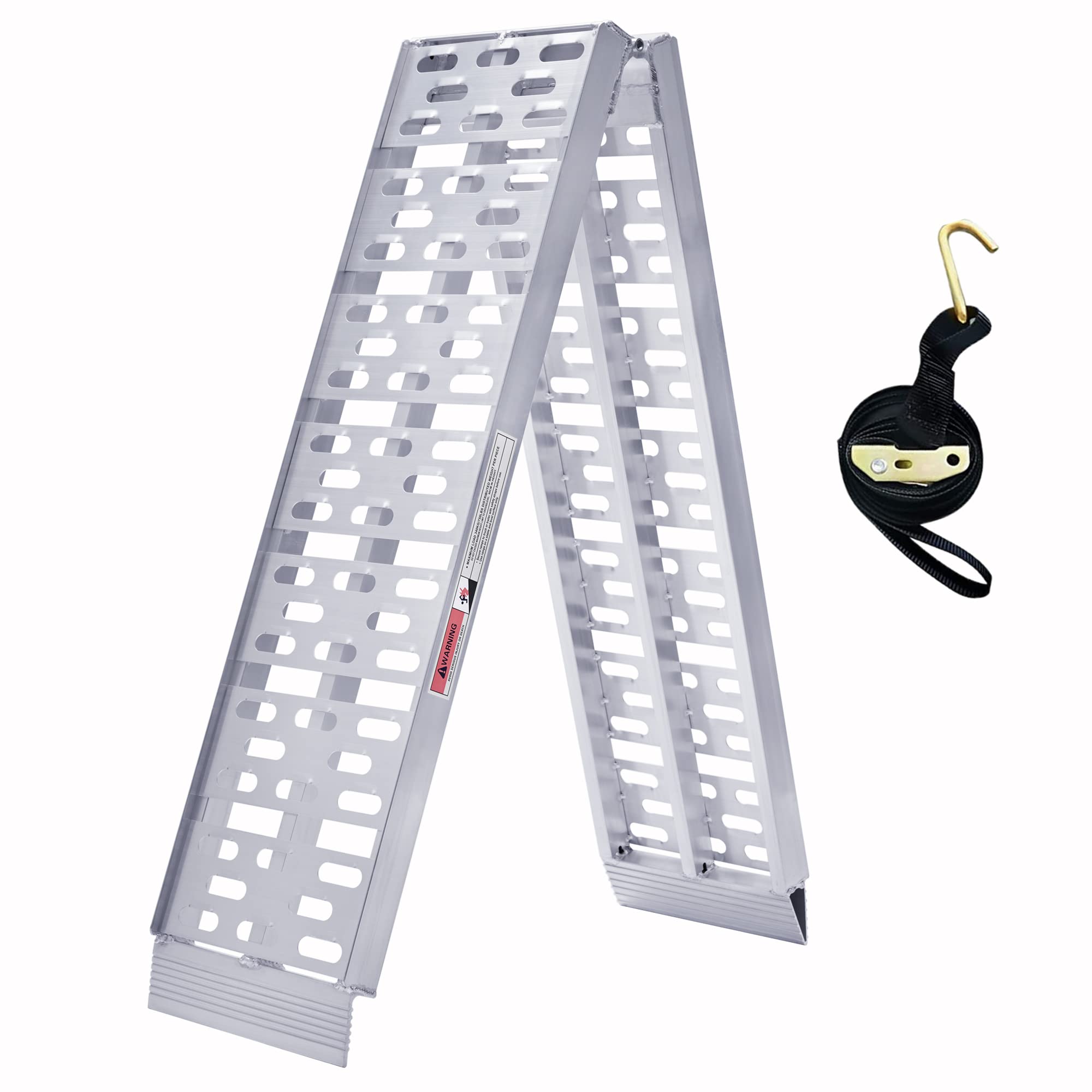 MotoProducts Portable Shed Ramp With Punch Plate Surface & 750 Lbs. Weight Capacity