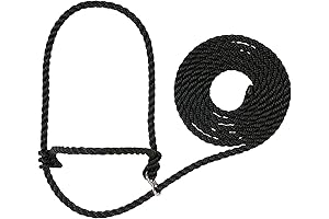 Weaver Leather Stirwalt Cow Cattle Horse Halter with Roller Buckle and Bull Snap