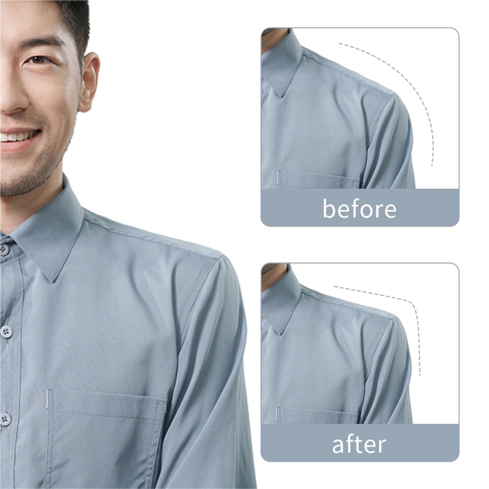 Spalline per Abito Camicia 10 Paia di Spalline morbide in Spugna