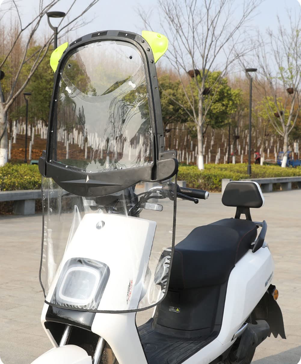 Cubierta de parasol para motocicleta eléctrica, cubierta transparente para automóvil eléctrico, cubierta para scooter de movilidad, protección contra el sol, la lluvia y el viento, cubierta universa