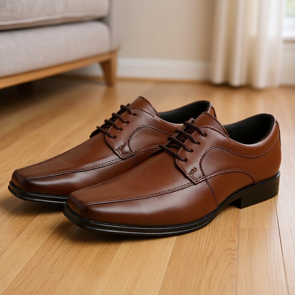Sapato Social Masculino Derby em Couro Sintético – Conforto Anti-Stress, Bico Quadrado, Sola Borracha, Elegante Preto ou Marrom 37-44 – BR911 em promoção! Veja a oferta e mais achadinhos de Sapatos 7 Hoje é o melhor dia para comprar Sapato Social Masculino Derby em Couro Sintético – Conforto Anti-Stress, Bico Quadrado, Sola Borracha, Elegante Preto ou Marrom 37-44 – BR911 com aquele preço maroto! Promoção! Aproveite a oferta! 7