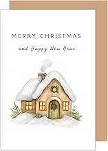 Edition Seidel Christmas Greeting Card with Envelope - Christmas Greeting Card for Women Men Retro Merry Christmas Xmas Happy New Year