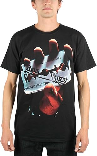Global Judas Priest - Camiseta de acero británico para hombre