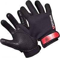 Stormr Strykr 2mm Neoprene Fishing Gloves - Micro-Fleece Lined, Waterproof Grip, Adjustable Wrist for Ice Fishing & Foul Weather