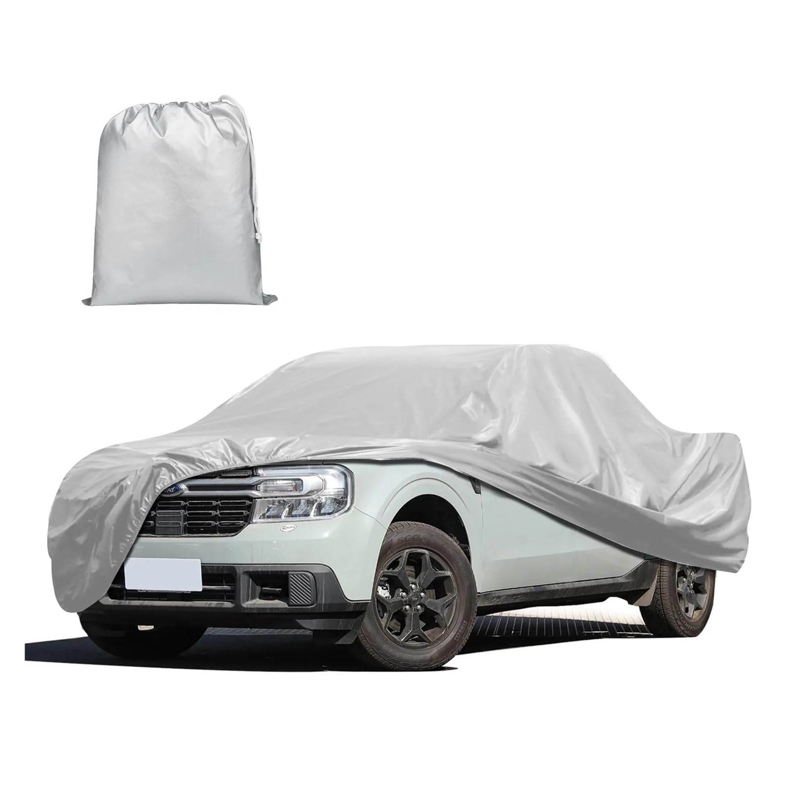 Cubre Coches para Toyota para Tacoma Funda para Camioneta para Todas Las Estaciones contra Polvo Escombros A Prueba Viento Protección UV Funda Coche Exterior(XXL)