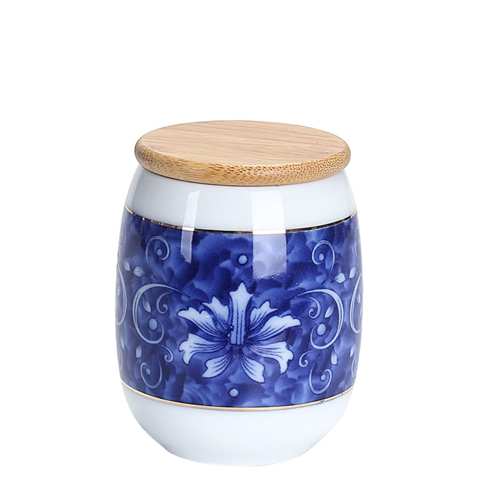 JINGYAN Tea Storage Jars Ceramic Tea Caddies Bag Storage Box Tins Container Coffee D008