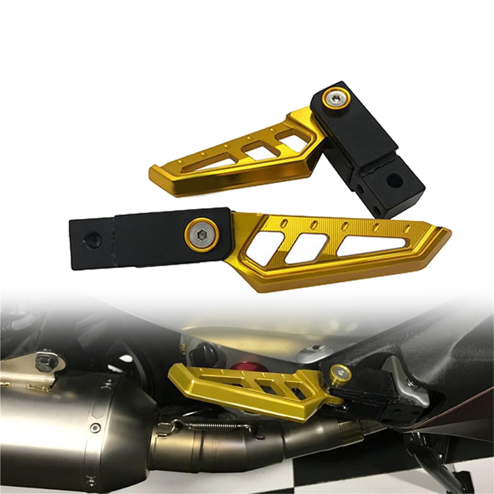 Plaque de pédale rotative Xmax 400 et repose-pieds arrière moto de remplacement