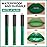 evpct 3Pcs Dark Pale Teal Forest Emerald Green Matte Glitter Shimmer Shiny Liquid Lipstick Lip Stain Sets for Women Matte+Lipstick Long Lasting Waterproof 24 hr Magic Lipstick 24 Hours original