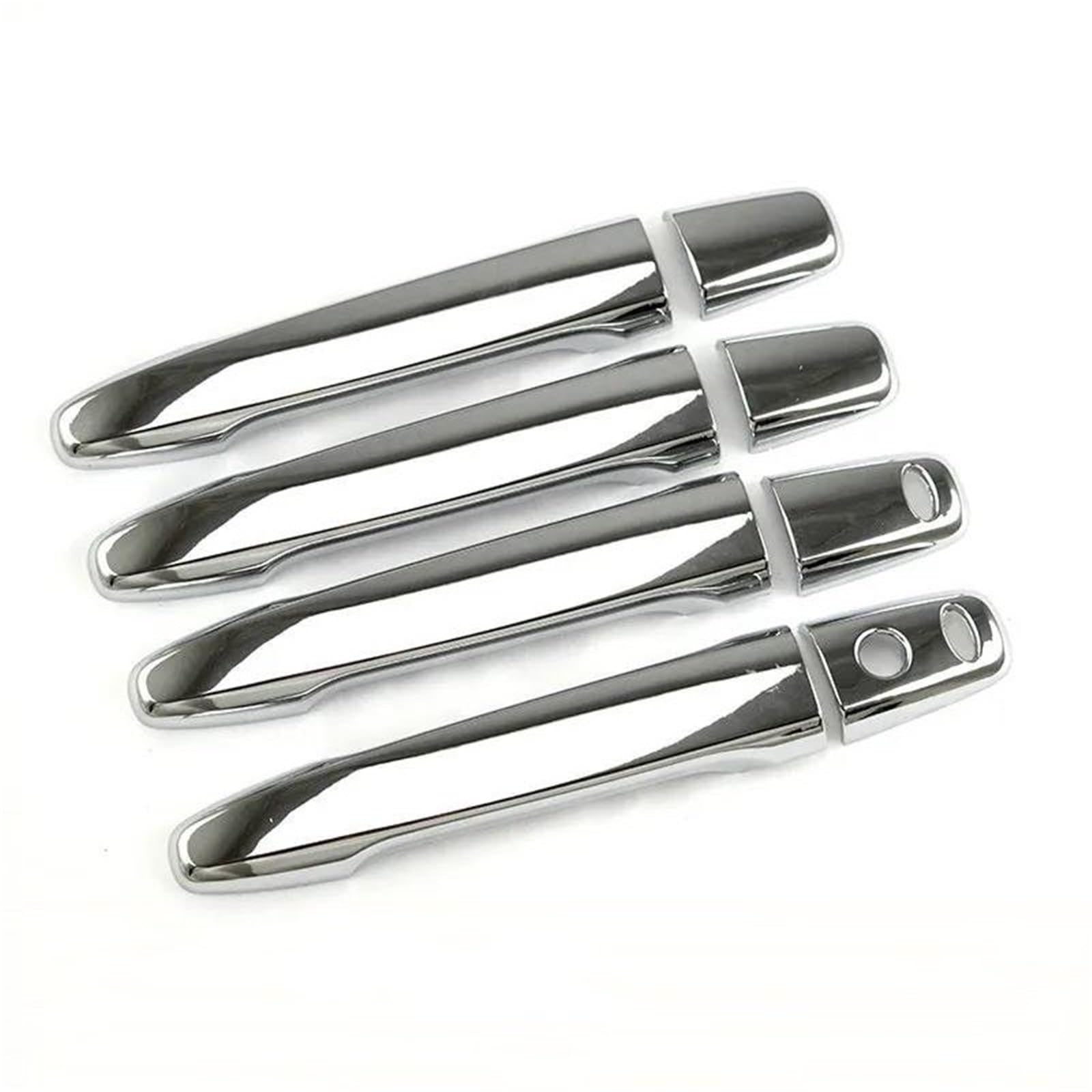 JTWMTY for Mitsubishi for Outlander for Lancer 2008 2009 2010-2014 ABS Chrome Door Handle Cover with Smart Keyhole