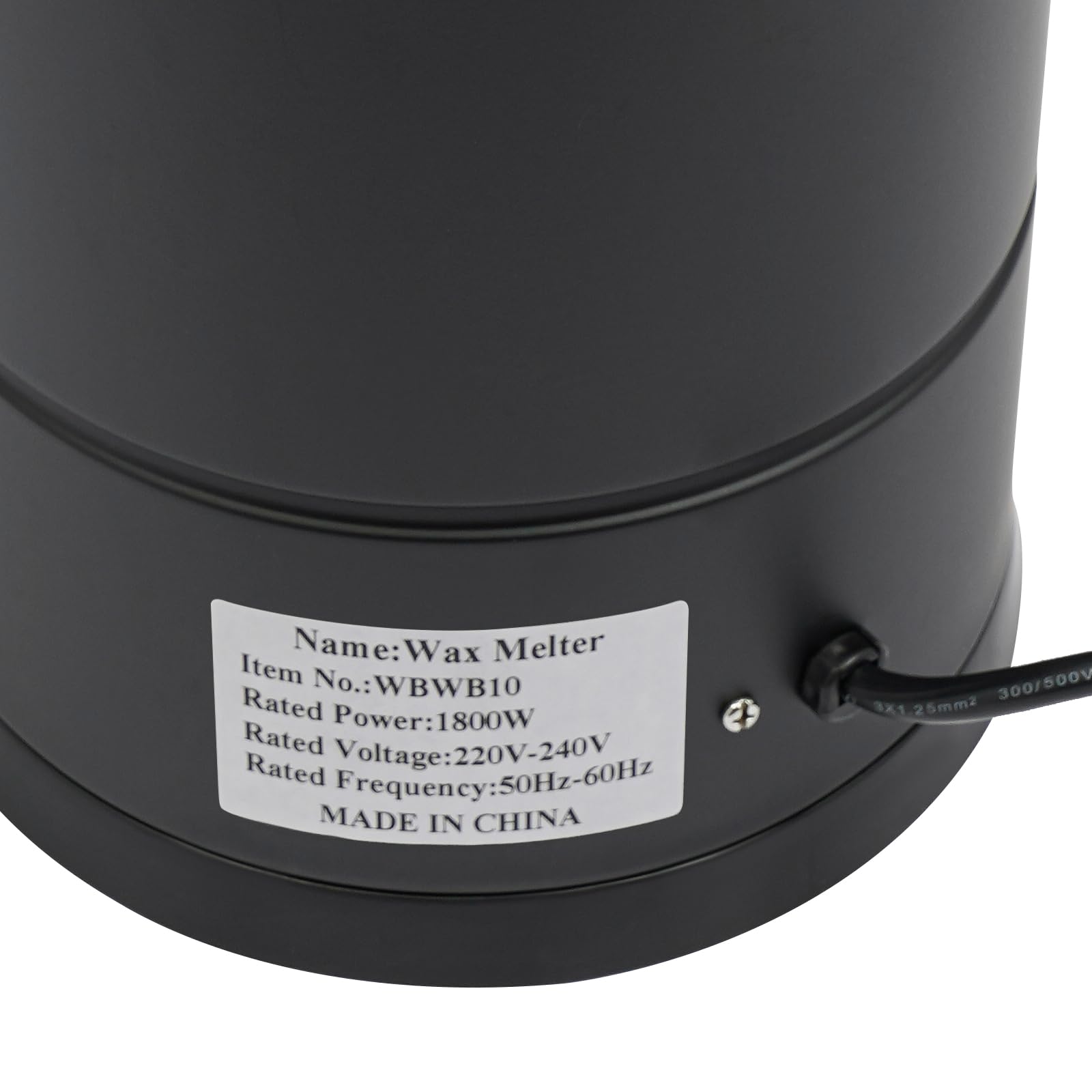 Wulimasun Fondeur de Cire Bougie,Fondoir Cire Bougie Electrique Acier Inoxydable Bricolage Machine a Cire Température Réglable avec Poignée,Pour Faire Fondre Toutes Sortes Cires (Noir(B), 10L)