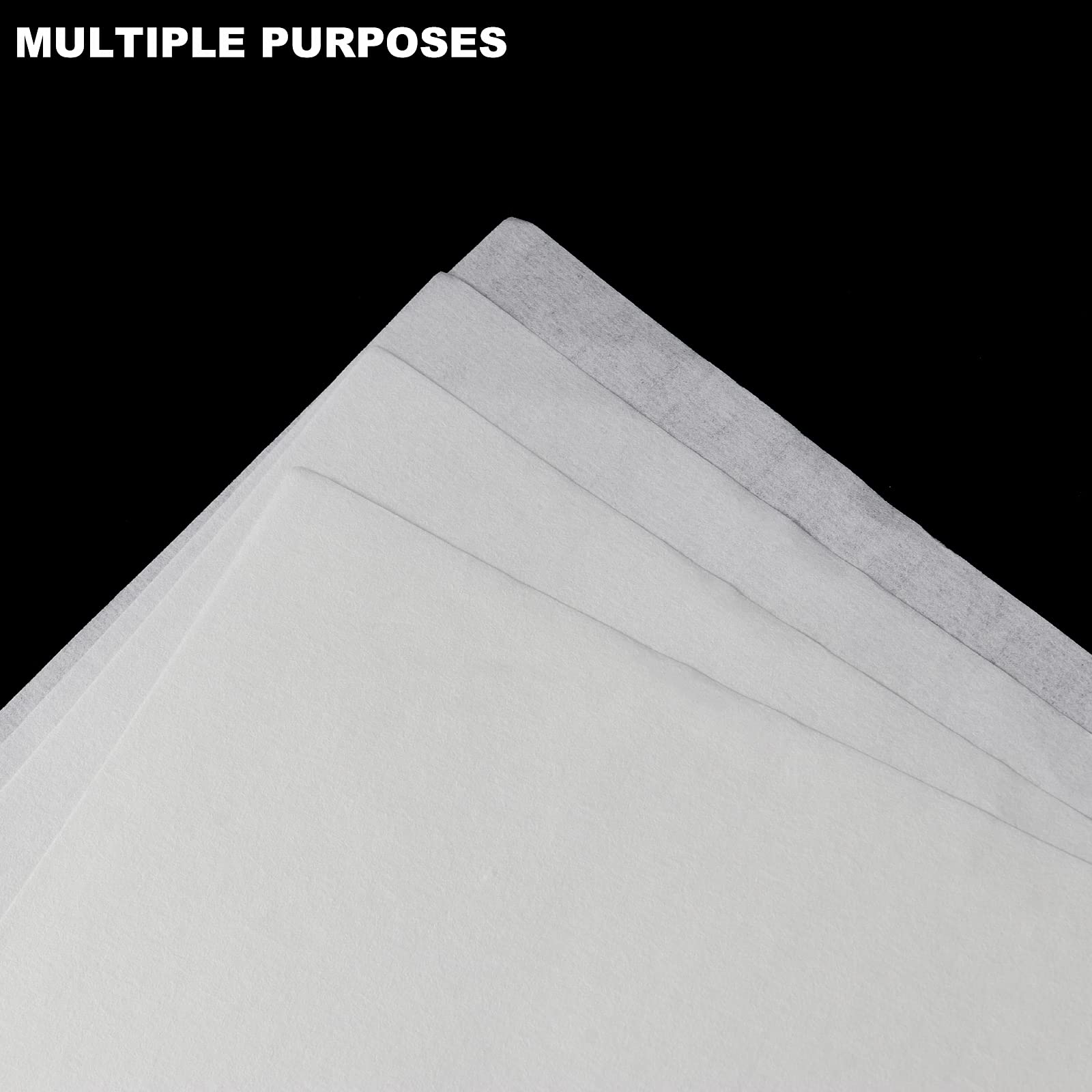 SHEUTSAN 400 hojas de papel Xuan blanco sin rejillas, papel Xuan sin rejillas, papel de arroz Xuan para dibujo Xuan Xuan, hoja de escritura para práctica de caligrafía