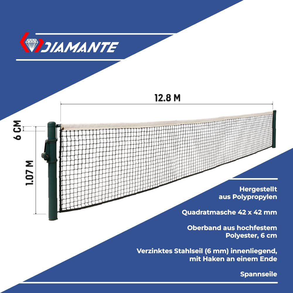 DIAMANTE 1009 Rot, Schwarz, 12.8 x 1.07 m