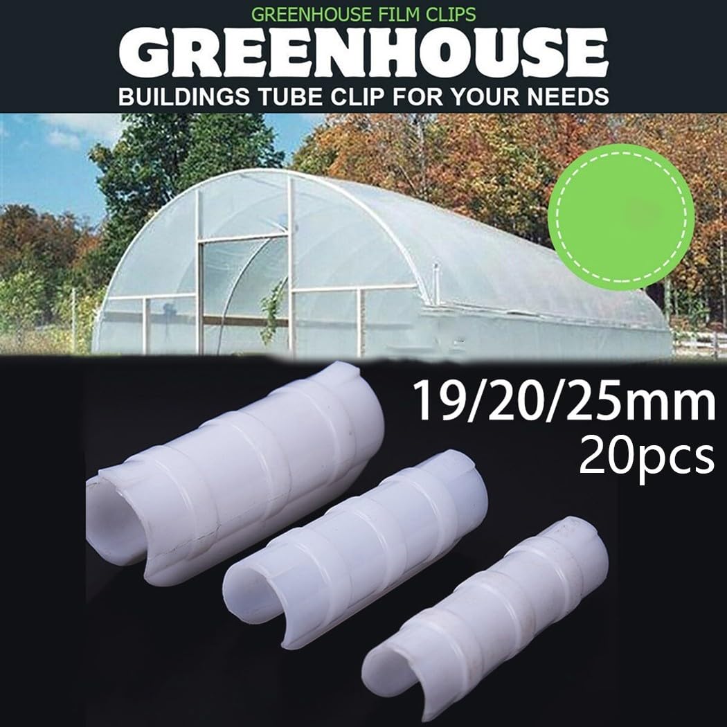 Clip Per Serra Zincate - Set Da 20 Pezzi - Fissaggio Sicuro Per Teli Da Giardino - Foto 3