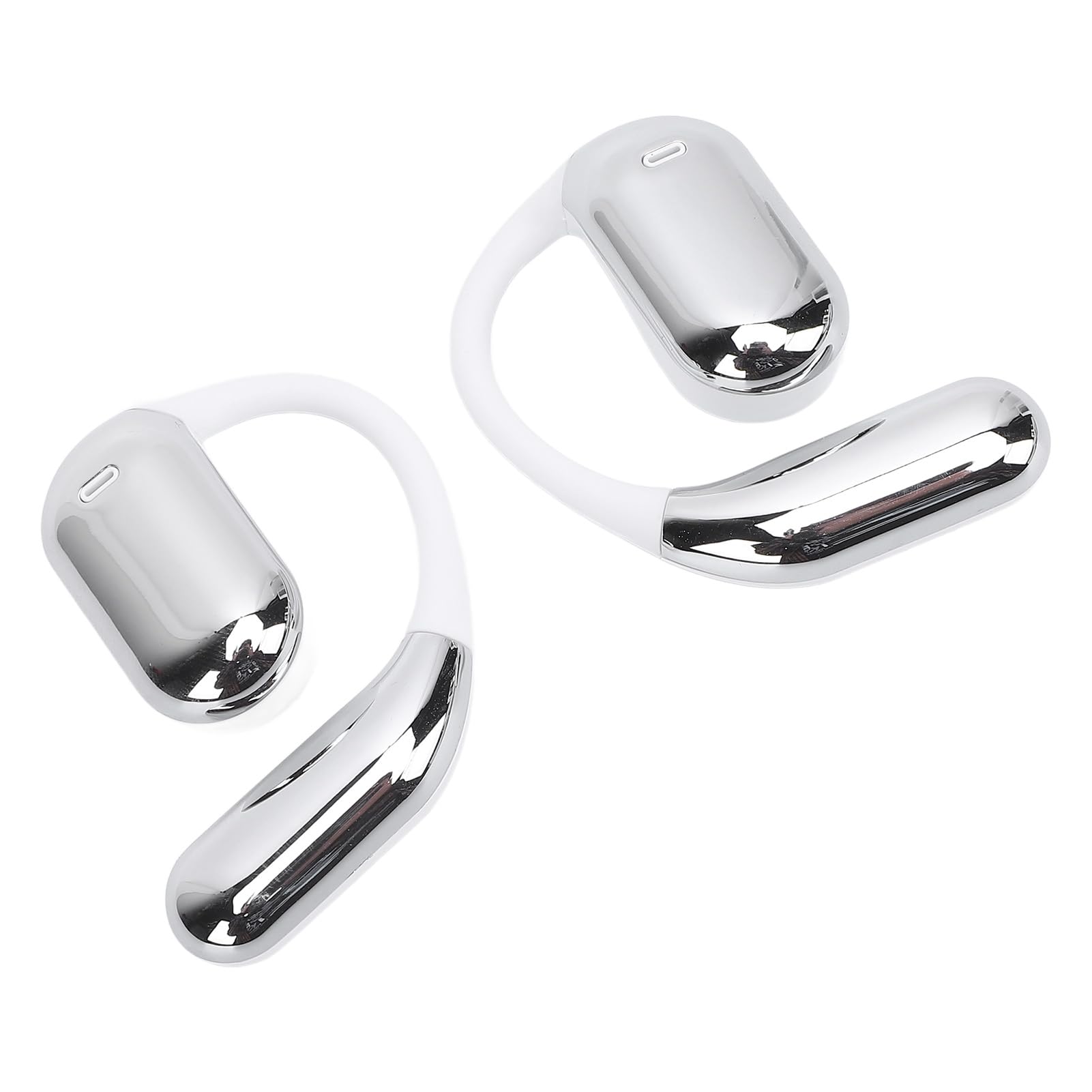 Gedourain Auricolari per Traduttore di Lingua Traduzione Efficiente in Tempo Reale 5.4 per Viaggiatori D'affari Resistente All'acqua IPX6 (Argento)