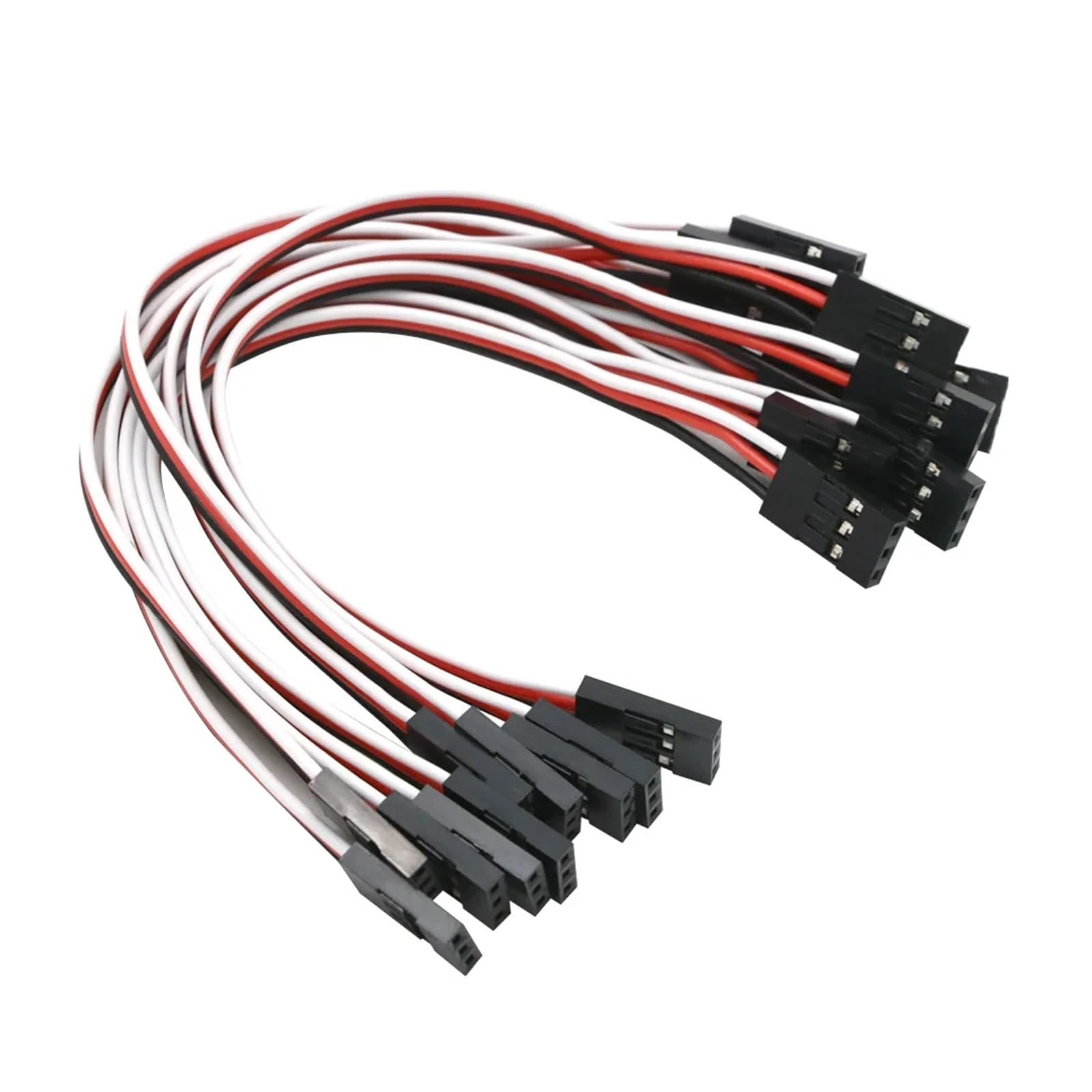 MIUYTRN 100 Teile/los 10 cm 15 cm 20 cm 30 cm Stecker Stecker Servo Verlängerungskabel Draht Kabel 100mm Flugzeug Quadcopter cuicui(500MM)