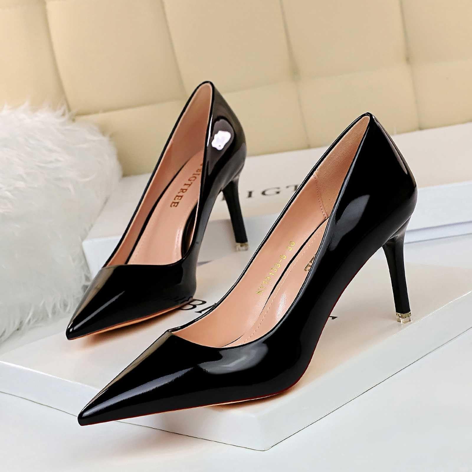Scarpe da donna con tacco alto, in argento con glitter – décolleté da donna a punta – abito da sera da sposa scarpe da cerimonia nuziale