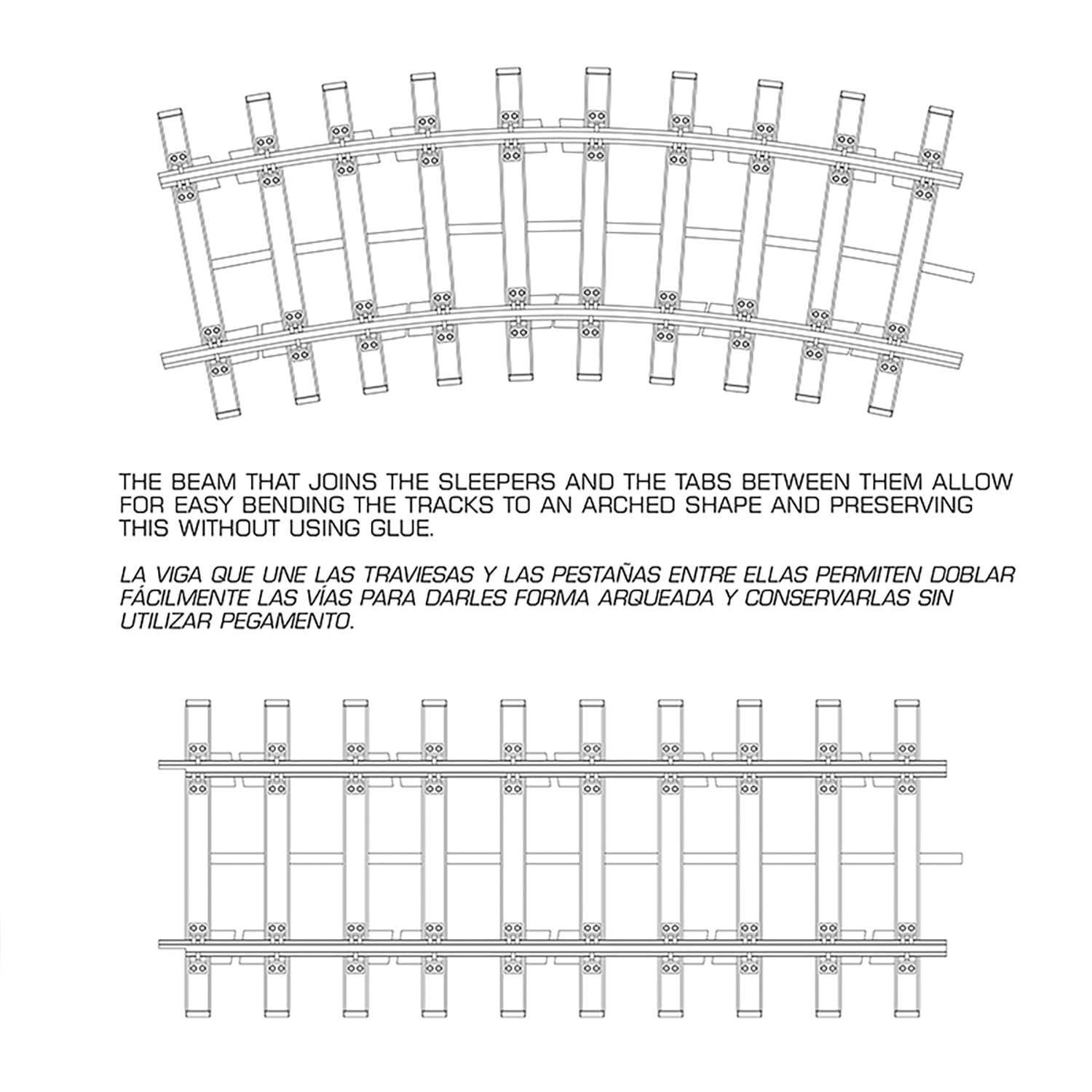 Ak interactive - binari ferroviari vicolo cieco 1/35 - ak interactive 35010