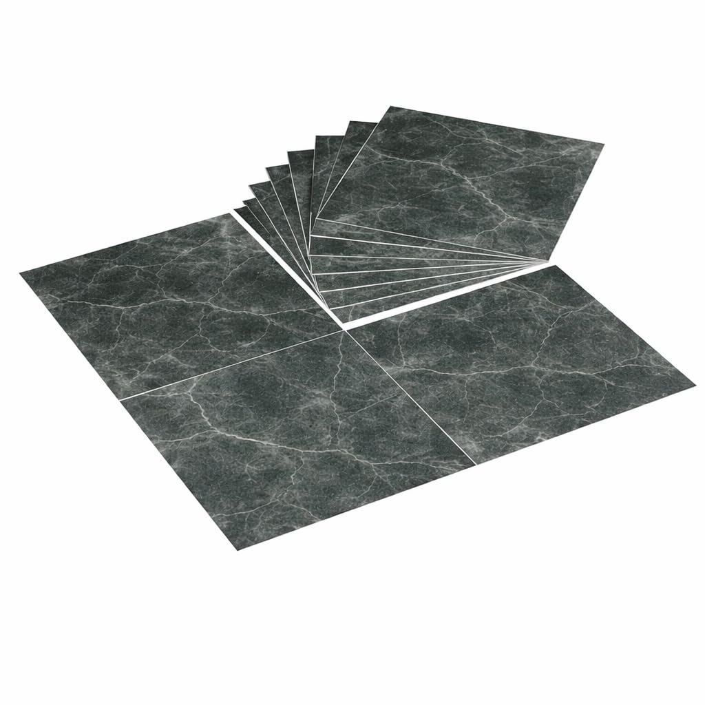 Peel and Stick Marble Finish PVC Floor Tiles | Waterproof Self Adhesive Vinyl Sheets for Kitchen, Bathroom, Living Room & Bedroom | Easy DIY Flooring & Wall Covering-image-19