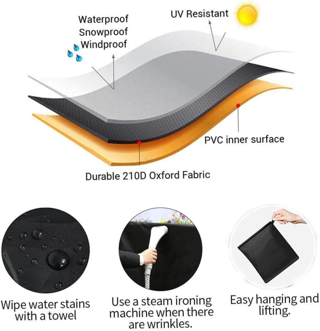 Bed Cover Outdoor Table Cover Oxford Cloth Garden Furniture Protectors