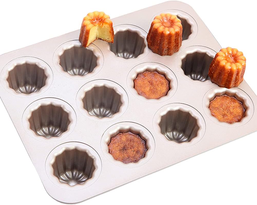 MOULE À GÂTEAU Canele, Moule à Canele AntiadhéSif Pour Four, Moule à
