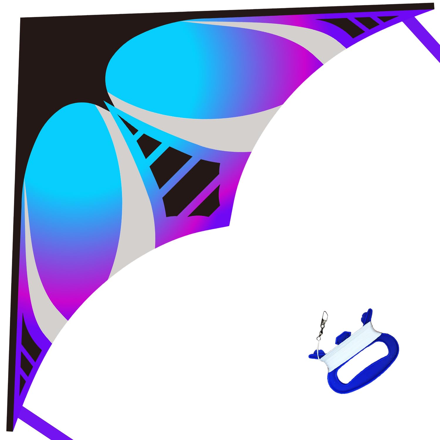 HONBO Delta Kite for Kids Easy to Fly,Large Kite for Adults, Colorful Kite for Children Ages 4-10