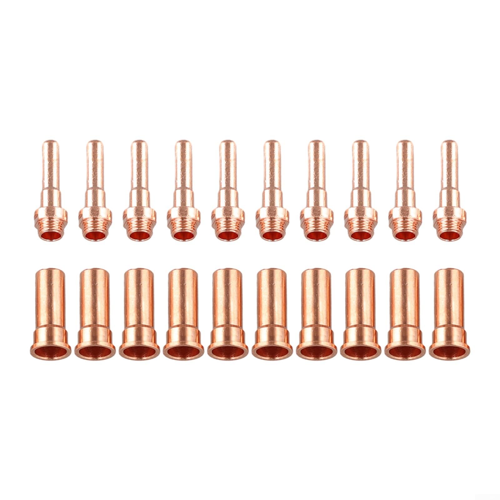 Juego de puntas y electrodos de boquilla de antorcha de plasma, paquete de 20 piezas de repuesto para soplete de corte de plasma Cebora CP-70, incluye modelos 1403 y 1395 para corte de metal