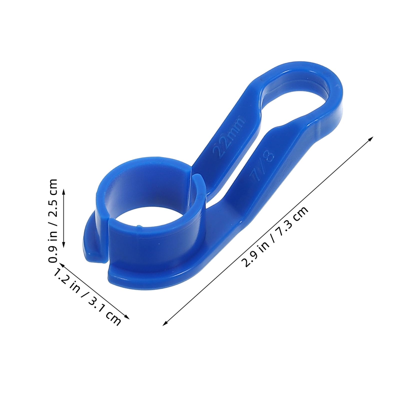 1 Jeu Boucle de Tuyau de climatisation de Voiture cœur Doubler Pince à démonter Les durites conditionneur Buse Outils Automobiles Outil de dégagement du Tuyau de Chauffage Fer Blue