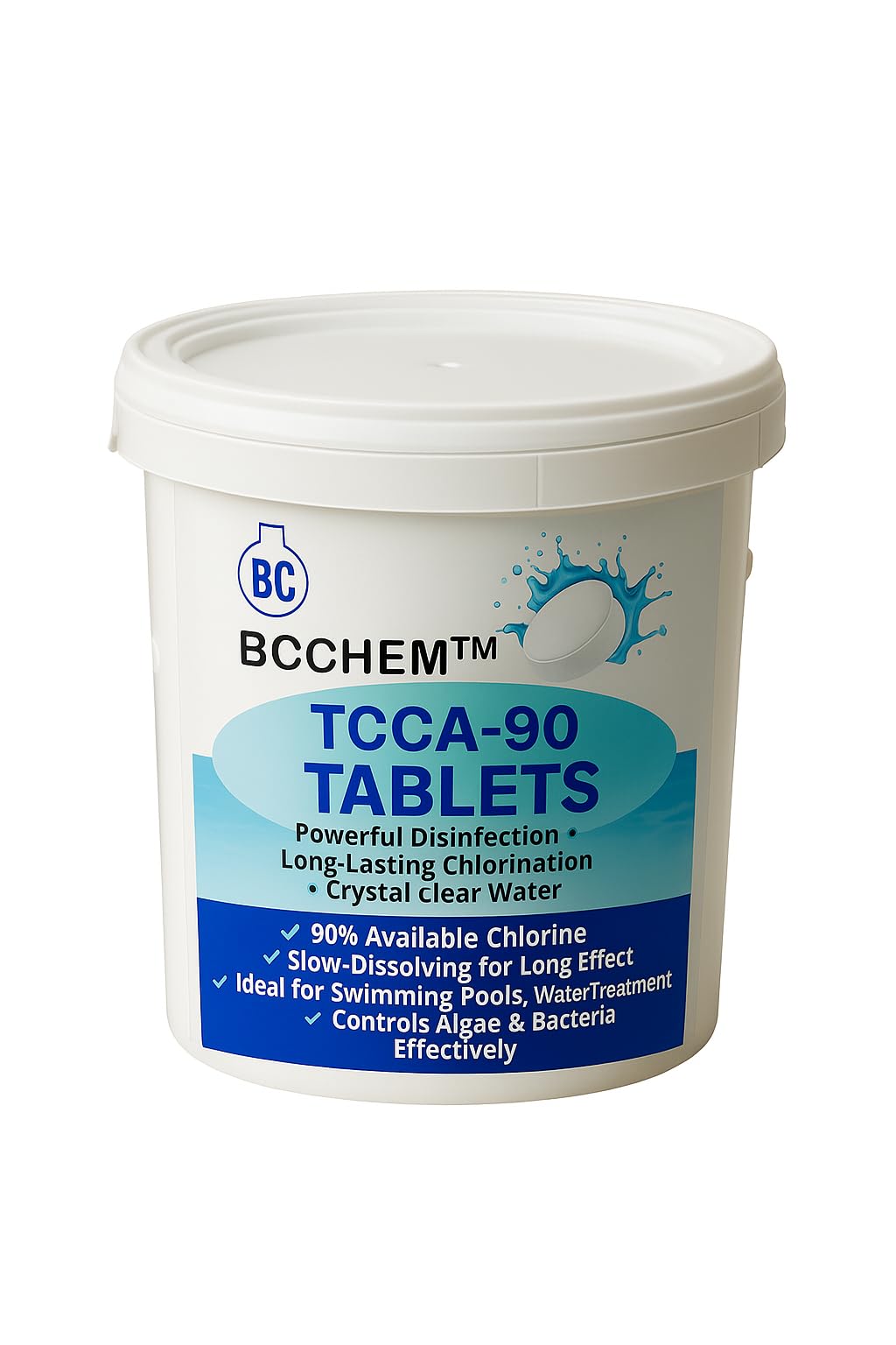BCCHEM TCCA 90 Tablets (TCCA 90 Tablets, 1.0, Kilogram(s))