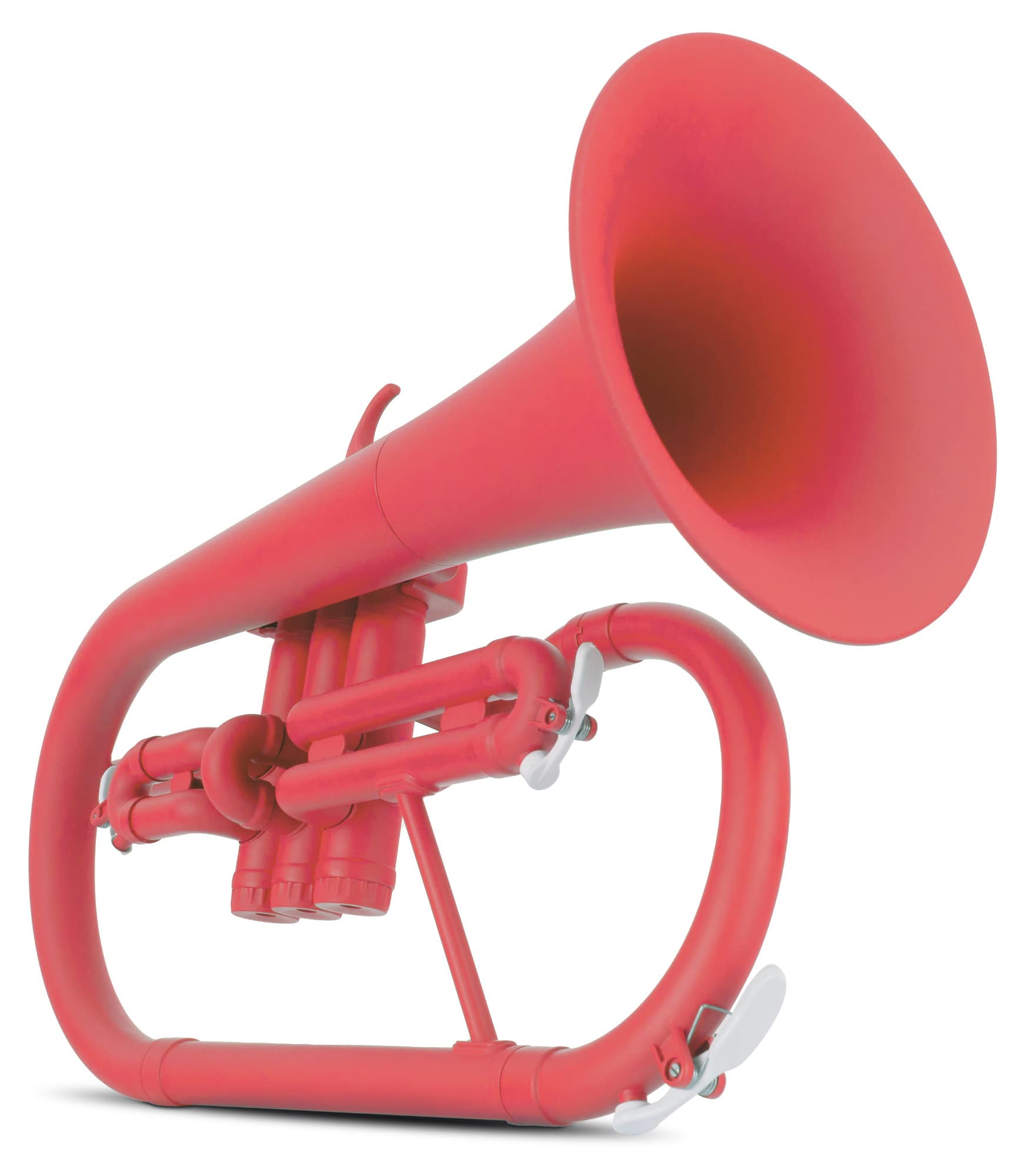 Classic Cantabile MardiBrass ABS Kunststoff Flügelhorn - Perinet-Ventile - 600g leicht - Bohrung: 11,5 mm - inkl. Mundstück und Gigbag - matt pink
