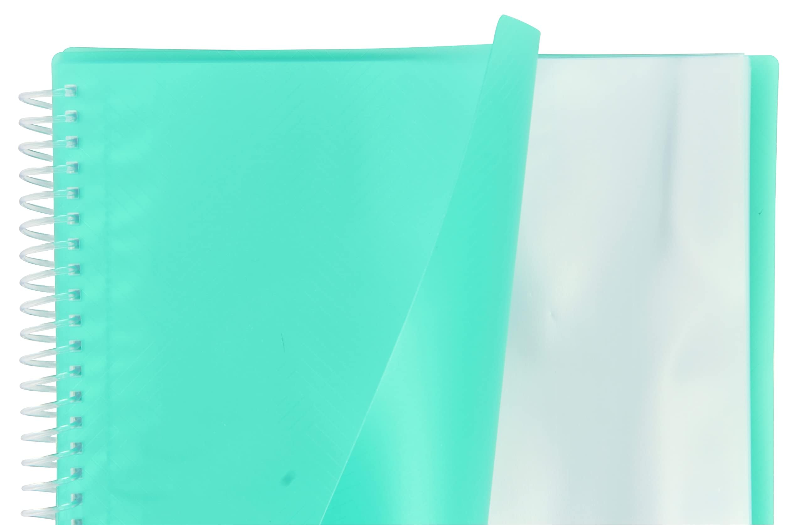 Oxford FolderSys - Carpeta de fundas (A4, 40 fundas de plástico, 8 colores, 10 unidades)