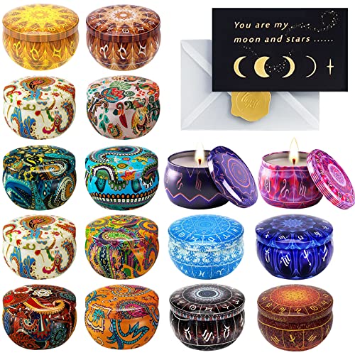 YUTUY Duftkerzen Geschenkset,16 Stück Aromatherapie Kerzen Set,mit...