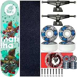 Skate Completo Profissional Shape 8.0 Matilha King Crazy