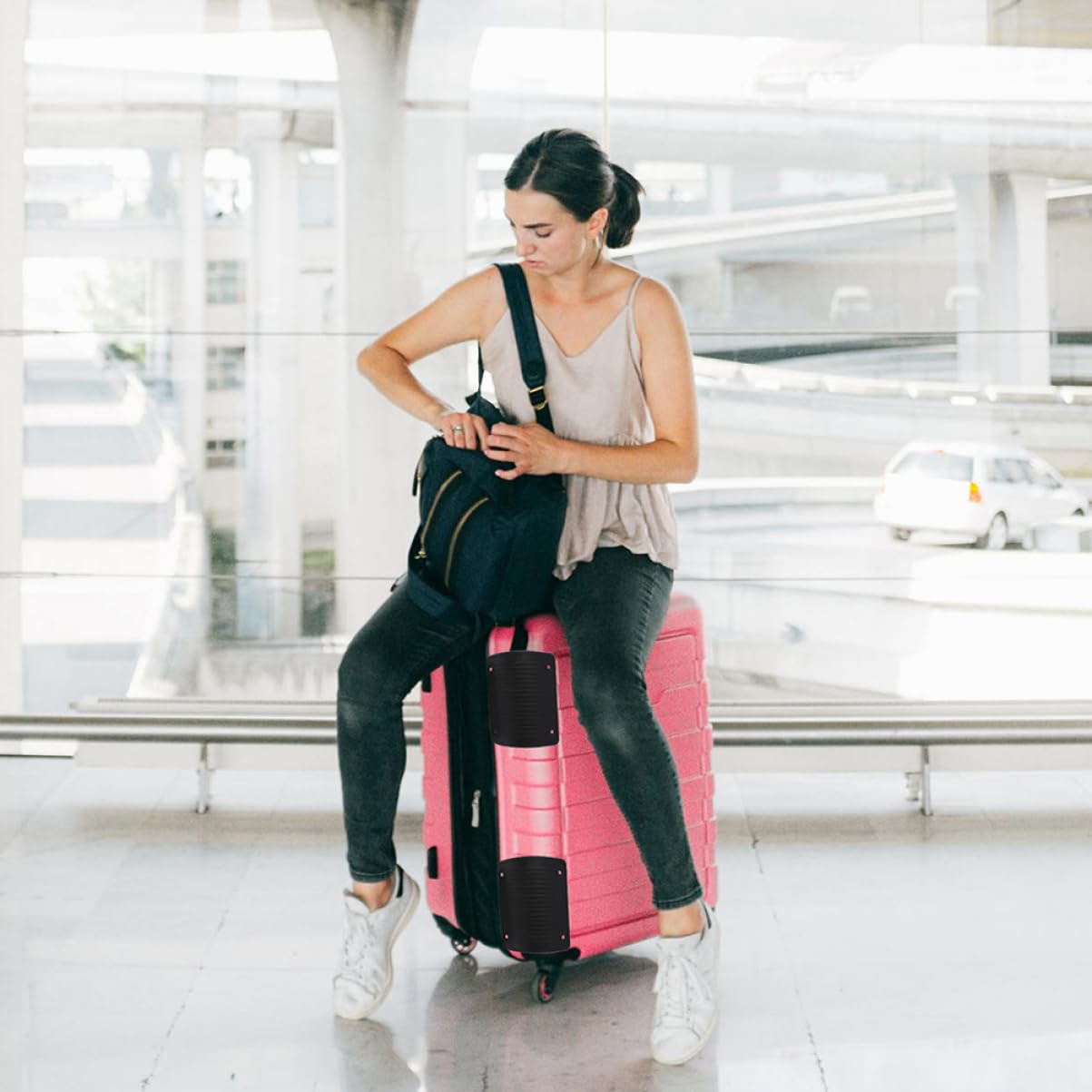 Ciieeo Pcs Suitcase Corner Protectors Luggage Edge Guards Plastic Corner Guard for Suitcases