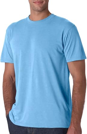 Jerzees Adult 5.3 oz. DRI-POWER SPORT T-Shirt L LIGHT BLUE