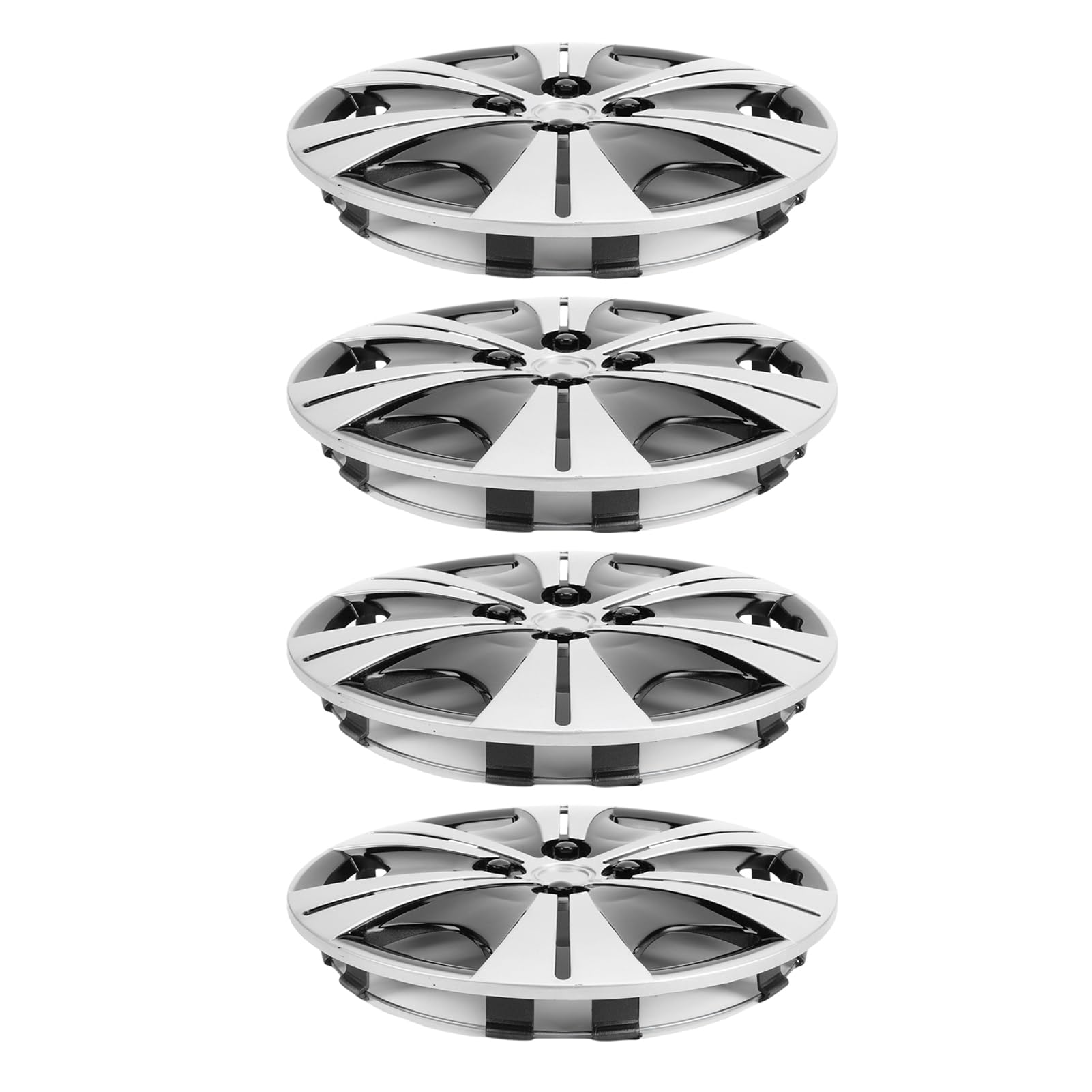 Sxhlseller Copricerchi di Ricambio da 15 Pollici, Confezione da 4, Copricerchi Universali R15 per Auto Camion SUV, Copricerchioni a Scatto da 15 Pollici, Set di Tappi in PP Resistente per 500 Seat 208